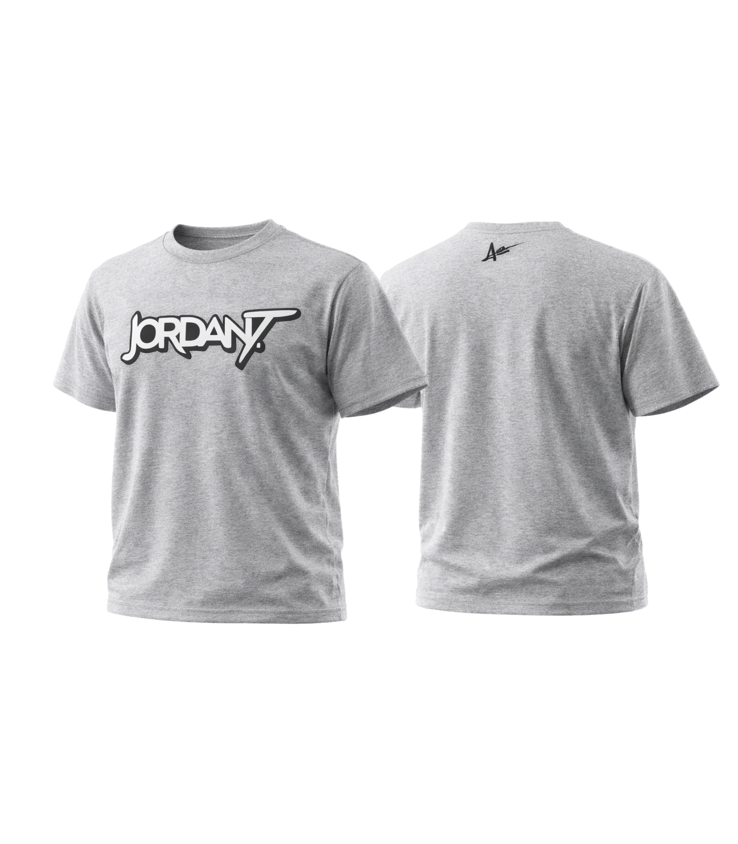 Jordan T Logo Tee (Black, Sports Grey)