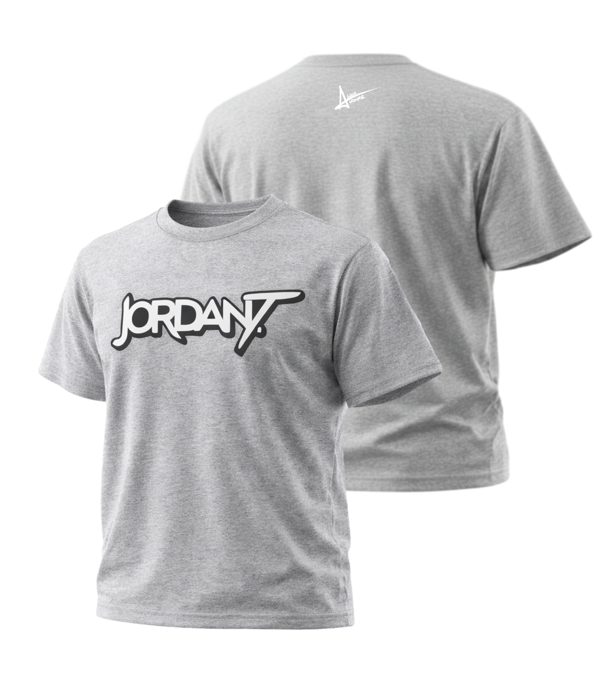 Jordan T Logo Tee (Black, Sports Grey)