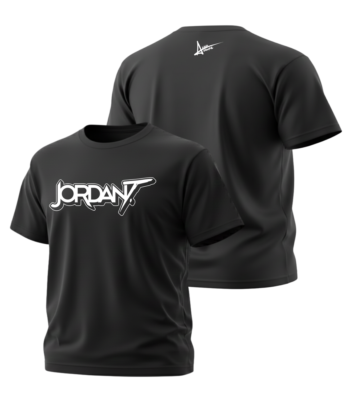 Jordan T Logo Tee (Black, Sports Grey)
