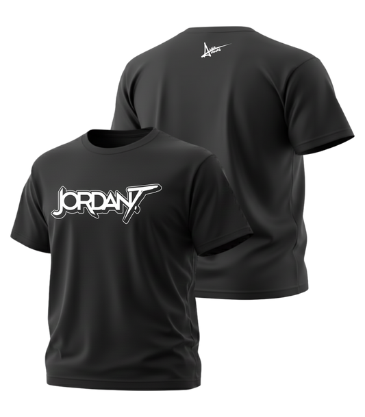 Jordan T Logo Tee (Black, Sports Grey)