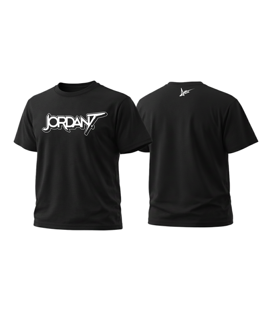 Jordan T Logo Tee (Black, Sports Grey)