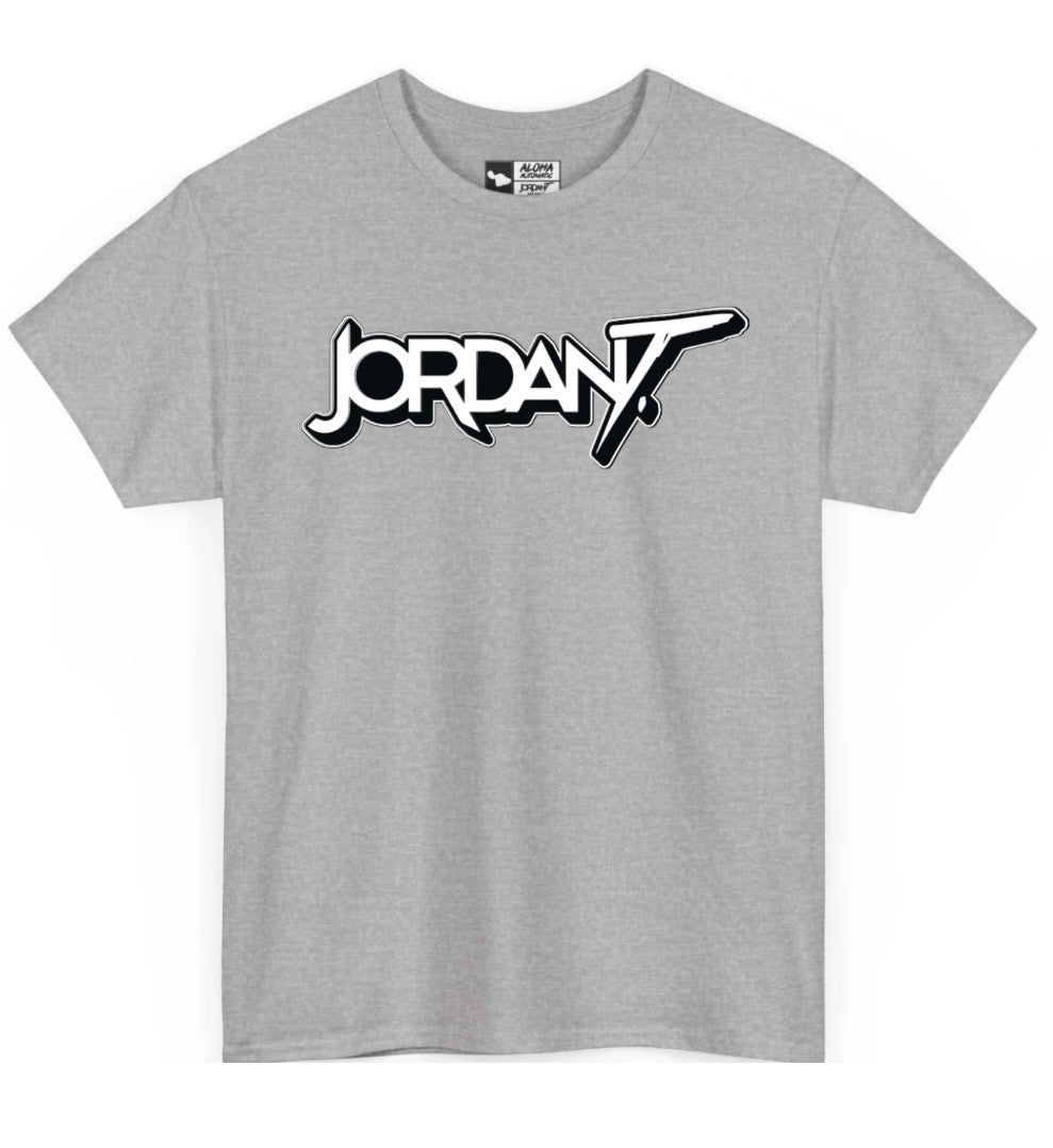 Jordan T Logo Tee (Black, Sports Grey)