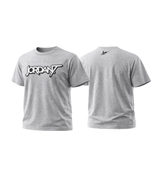 Jordan T Logo Tee (Black, Sports Grey)