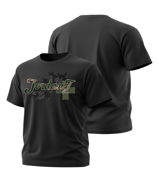 Jordan T Collab x Krucial Black Tee