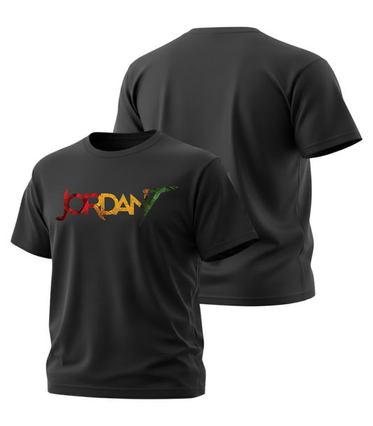 Clearance Rasta Logo Tee (Black)