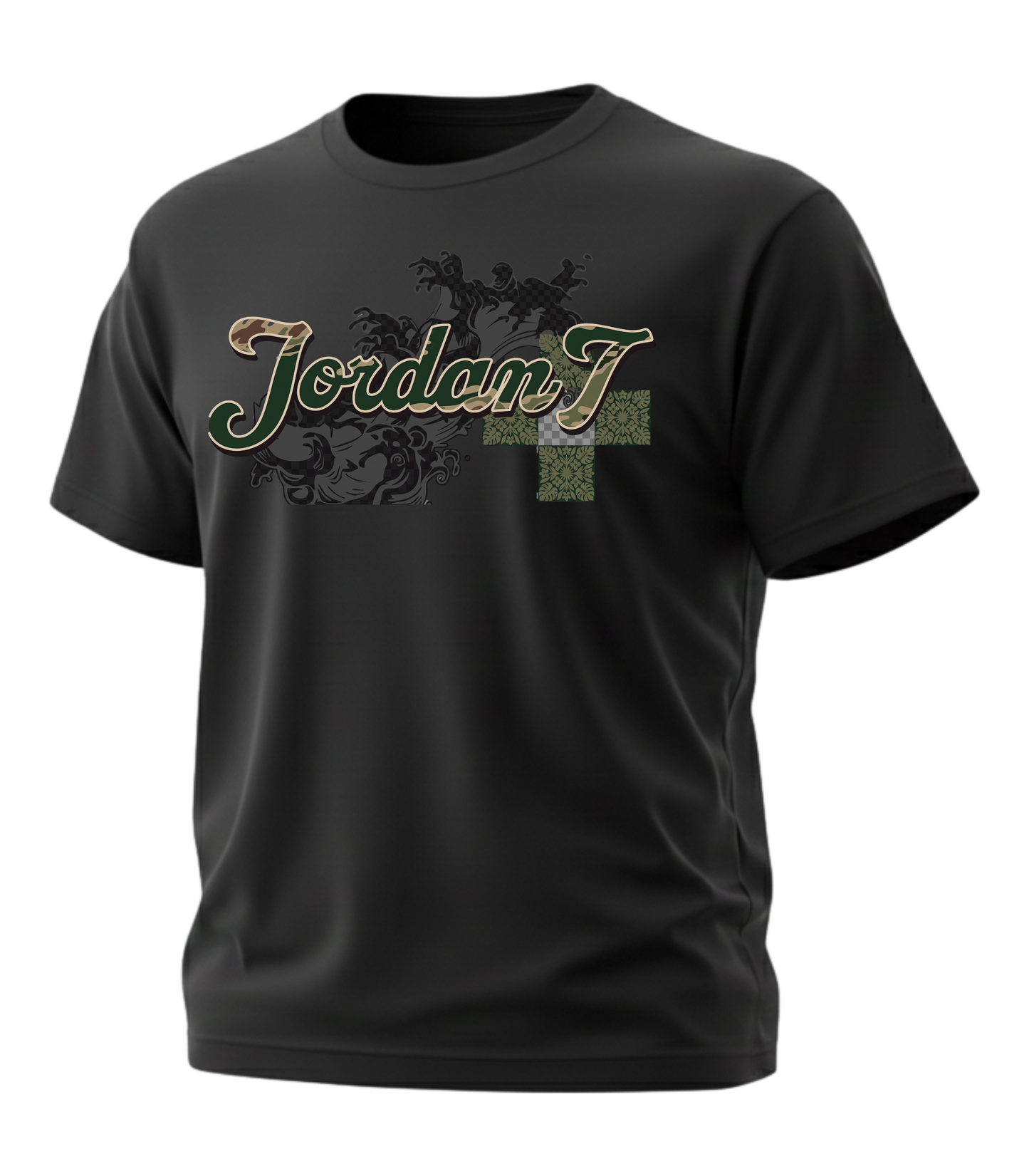Jordan T Collab x Krucial Black Tee