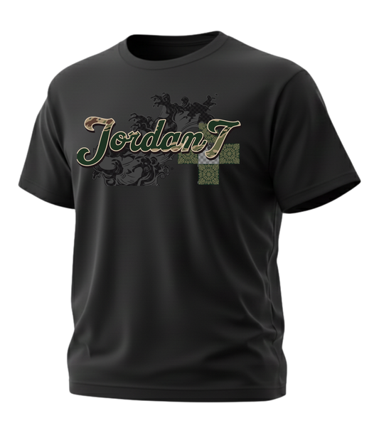 Jordan T Collab x Krucial Black Tee