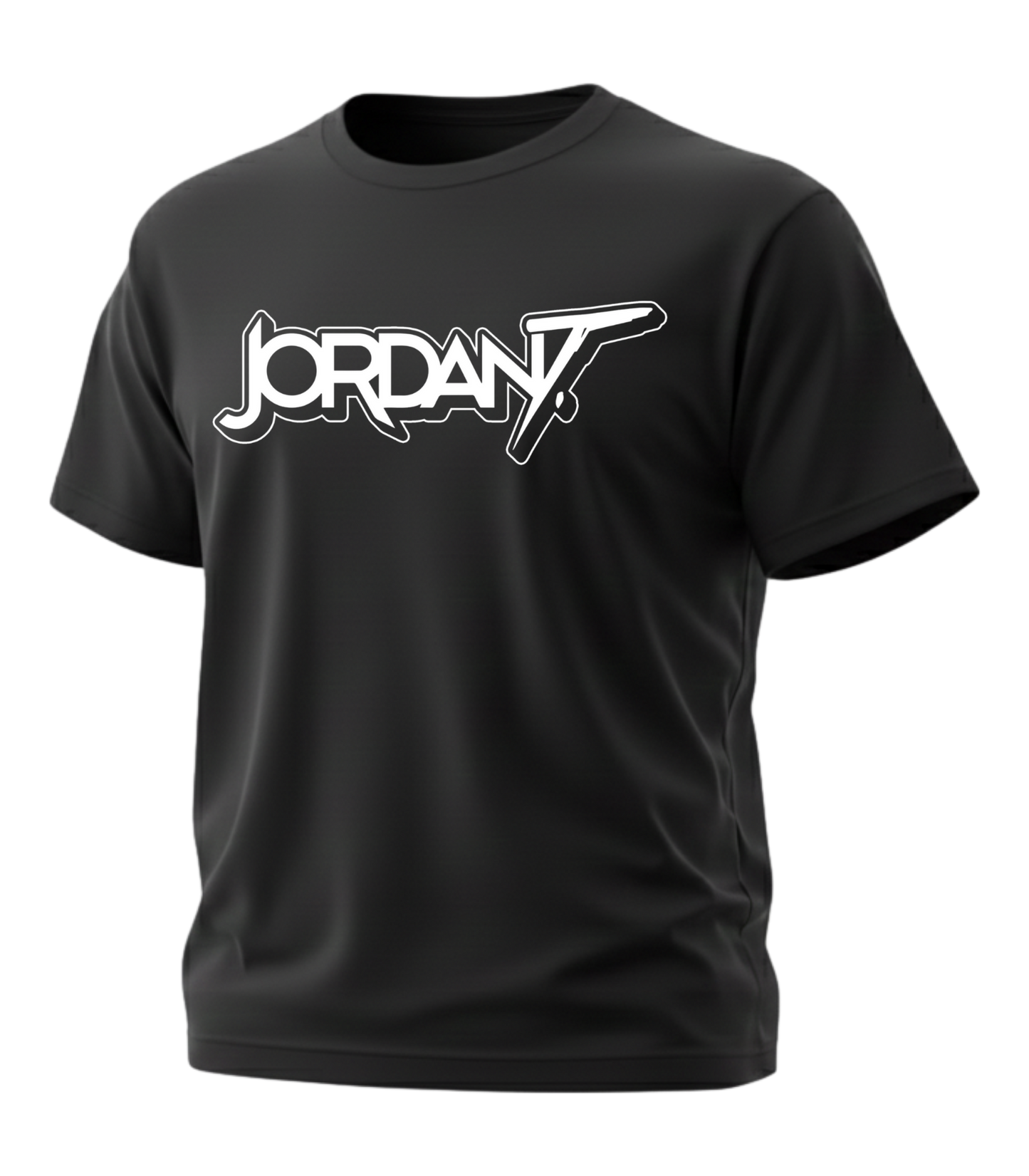 Jordan T Logo Tee (Black, Sports Grey)