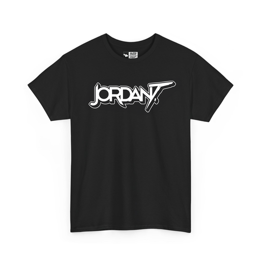 Jordan T Logo Tee (Black, Sports Grey)